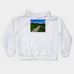 Summer on the Cabot Trail Kids Hoodie